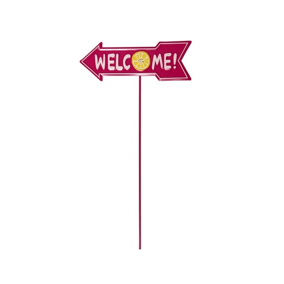 Welcome Metal Sign Pick 12” by Ashland - Picture 1 of 1